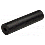 Keel Roller Flat 9" With 2"Diameter 1/2"Id Black Rubber Yates# 9202-4