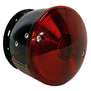 Round 3-7/8" Incandescent Tail Light. Universal Mount. Blazer Brand