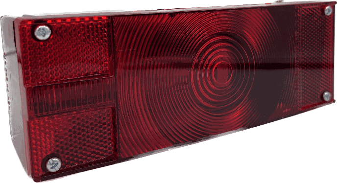 Rectangular Incandescant Tail Light. Left Hand Blazer Brand