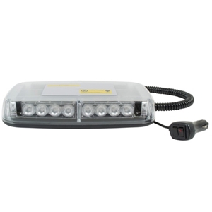 Blazer Led Low Profile Magnetic Warning Light Bar W/ Amber & White, Blazer # C4855Cac