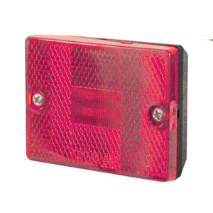 Marker Light, Red Led, 2-3/4" Wide X 2" Height, Blazer Brand