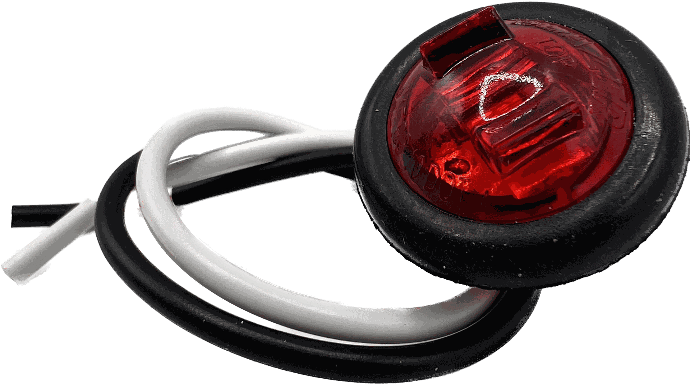 Marker Light, Red Led, 3/4" Round. Blazer Brand