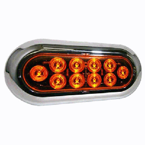 (Limited Stock) Oval Led Tail Light. Amber Surface Mount. Left Hand Or Right Hand Side. Blazer Brand