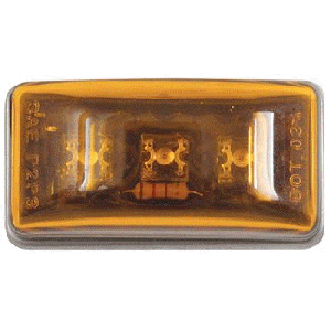 Marker Light, Amber Led, 2" Length With Stainless Steel Base