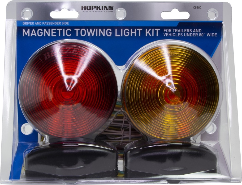 2-Sided Magnetic Trailer Towing Light Kit, Hopkins Brand