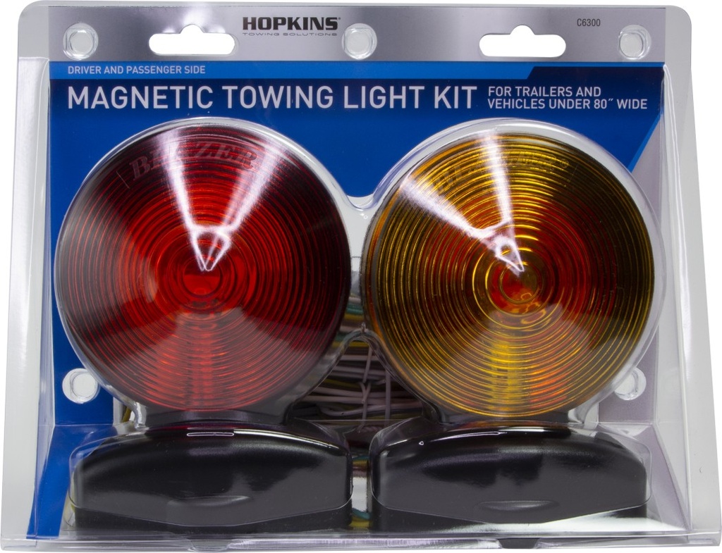 2-Sided Magnetic Trailer Towing Light Kit, Hopkins Brand