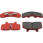 Kodiak Model 250 Disc Brake Caliper Pad Set (4 Pads Total) Dbc-250-Cerm