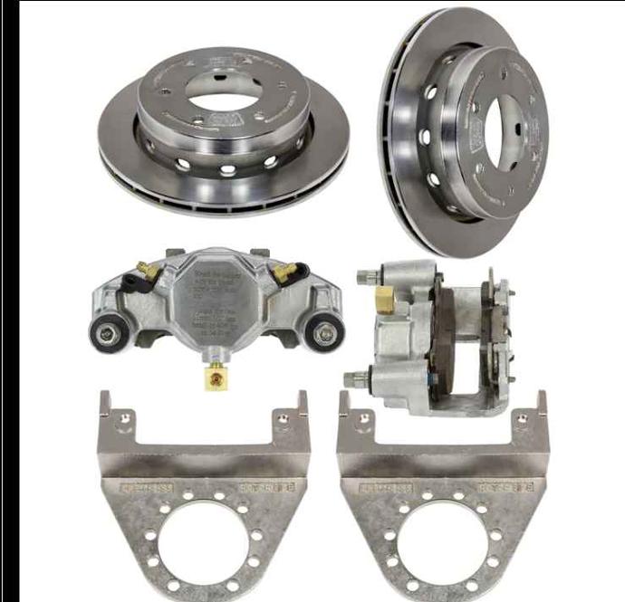 Deemaxx Disc Brake Kit, 12" Cap Style, 6 X 5.5" Bolt Pattern, Stainless Steel