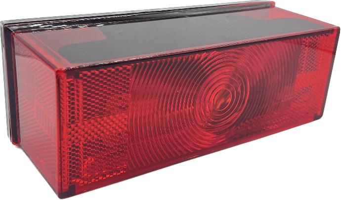 Rectangular Incandescant Tail Light. Low Profile Left Hand Peterson Brand