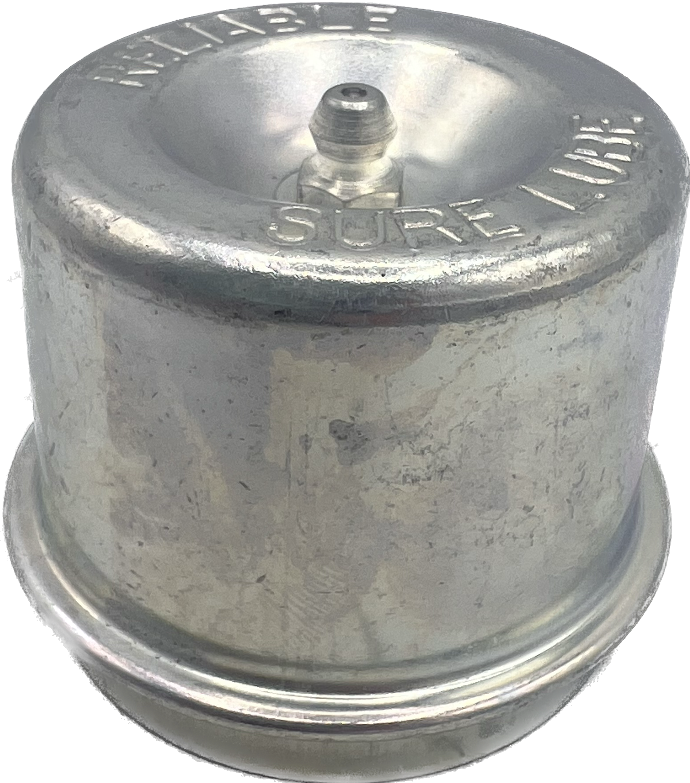 Reliable Sure-Lube Grease Cap, 2K & 3.7K Axle Hubs, 1.98" Diameter, Sold As Each