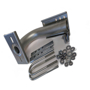 (Limited Stock) Spare Tire Carrier, For 4, And 5-Lug Wheels. Zinc Plated Steel