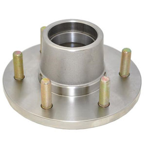 Trailer Hub, 1-3/4" X 1-1/4" Bearings, 6 X 5.5" Bolt Pattern, Stainless Steel, Includes Races. Kodiak Brand (Hub Only)