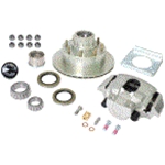 Ufp/Dexter Disc Brake Kit 7K 8-Lug Zinc Rotor & Zinc Caliper (One Wheel)