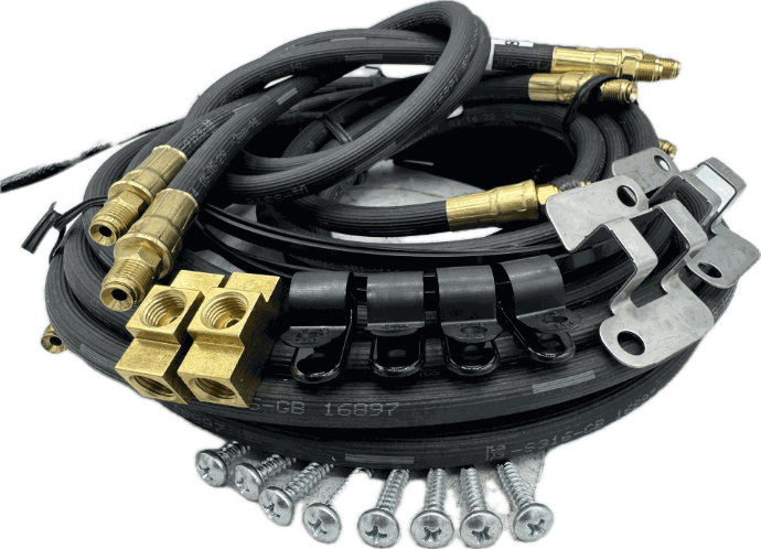 Brake Line Kit, Flex-Hose Single Axle (80326)