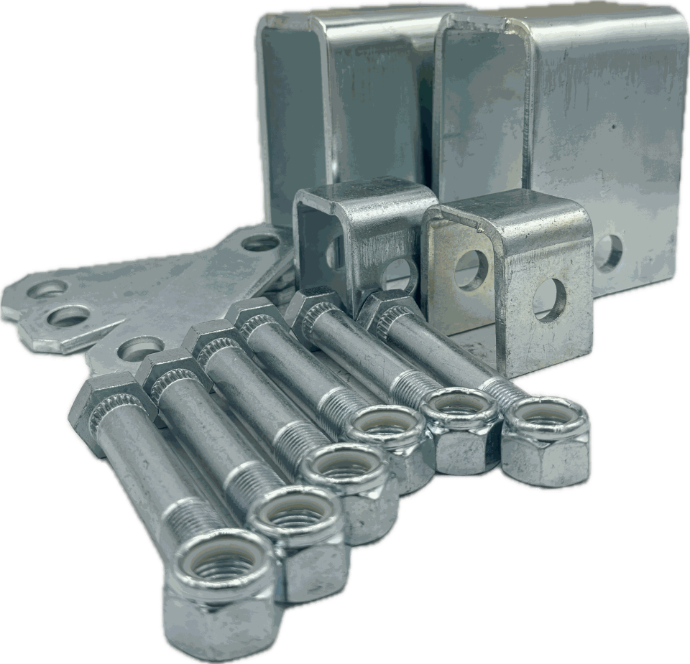 Axle Hanger Kit Zinc Plated Single Axle Trailer (86530)