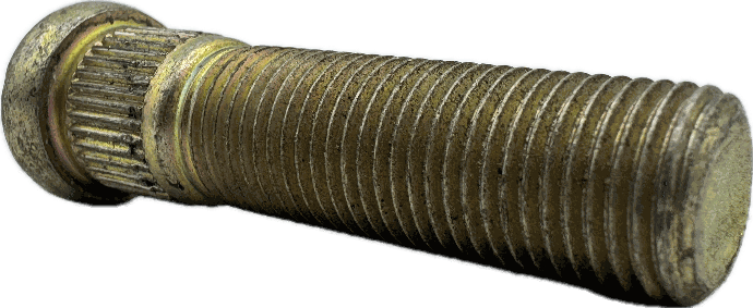 Wheel Stud, Threads: 1/2"-20, Overall Length: 1.80", Knurl Diameter: .53", Knurl Length: .36", Thread Length: 1.00", Dexter Marine Products (Formerly Tie Down Engineering) Brand
