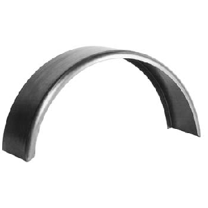 Trailer Fender, Material: Smooth Aluminum with Flush Mount, 36"L x 10.75"W x 20"H, Thickness: .090", Fits: 15" & 16" Wheels, Brand: HE Parmer Co, Sold as a pair