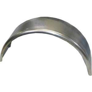 Trailer Fender, Material: Galvanized, 32"L x 9"W x 16"H, Thickness: 16g, Fits: 15" Wheels, Brand: HE Parmer Co., Sold as pair