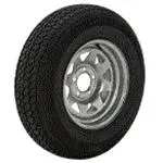 Loadstar K550 St175/80 13", LR:D/*-Ply, 5-Lug Galvanized Spoke Radial Trailer Tire & Wheel *Bead Balanced* (31242) (LR: 1450.11K)