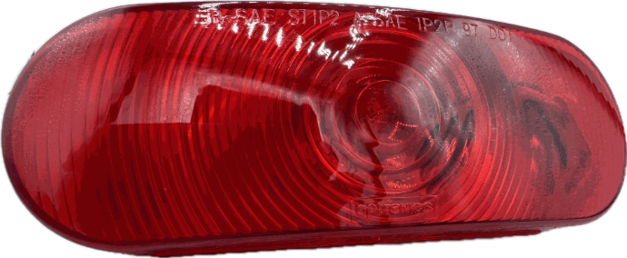 Oval Incandescent Tail Light. Left Hand Or Right Hand Side. Optronics Brand