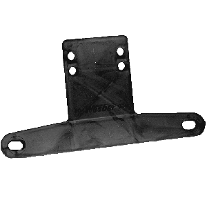 License Plate Bracket Black Plastic