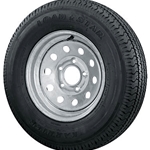 Karrier KR35 St185/80 13", LR:D/8-Ply, 5-Lug Galvanized Modular Radial Trailer Tire & Wheel *Bead Balanced*