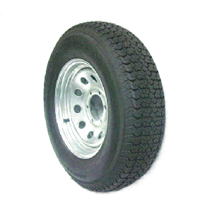 Karrier KR35 St225/75 15", LR:D/8-Ply, 6-Lug Galvanized Modular Radial Trailer Tire & Wheel *Bead Balanced* (32607)