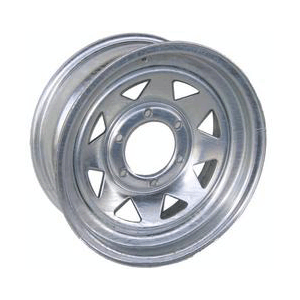 15" X 6" Rim - 6 On 5-1/2" Galvanized Spoke (20534)