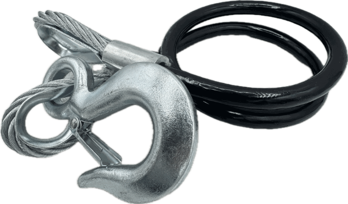 Continental Trailers Coated Safety Cables, 12k, 36", Sold in Pairs