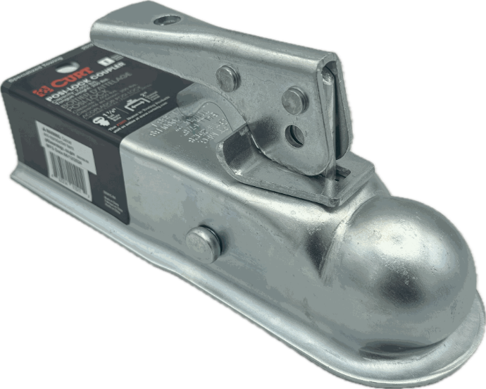 Curt Coupler, 2000# Capacity 2" Channel, 1-7/8" ball
