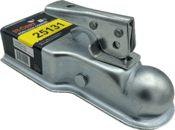 Curt Coupler, 2000# Capacity 3" Channel, 1-7/8" ball