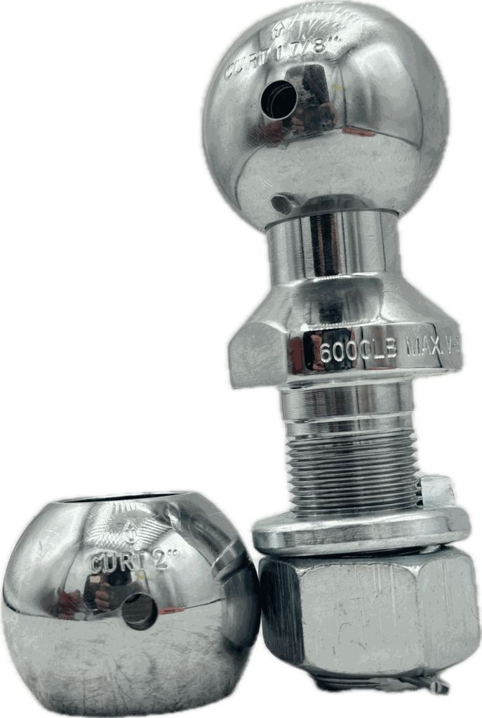 Curt 1-7/8" and 2" Switch Ball Set, 1" x 2-1/4" Shank