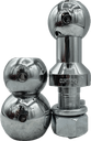 Curt 1-7/8", 2", 2-5/16" Switch Ball Set, 1" x 2-1/4" Shank - Up to 8000 Lb