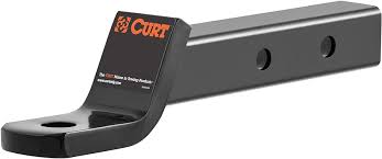 Curt Ball Mount, 2" Square, Hollow, 2" Drop/3/4" Rise, Dual Length (7-1/2" or 10-1/2")