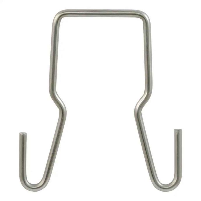 Curt Clip-On Trailer Safety Chain Holder Bracket, 2" Square