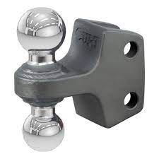 Curt Rebellion XD Cushion Hitch Attachment, Dual-ball (2" and 2-5/16")