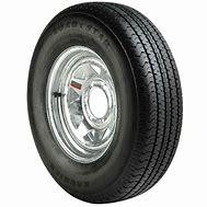 Karrier KR35 St225/75 15", LR:D/8-Ply, 5-Lug Galvanized Spoke Radial Trailer Tire & Wheel *Bead Balanced* (32564)