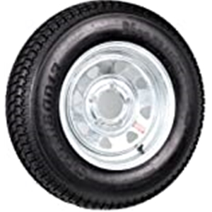 (Limited Stock) Sport Trail Brand St215/75 14" 6-Ply W/ 5-Lug Galvanized Spoke Wheel. Radial Trailer Tire