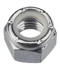 NUT, 1/4", LOCK, GR-5, ZNC PLTD STEEL