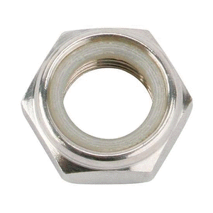 Half Nut, Nylock 1/2-13 Coarse Thread - Stainless Steel