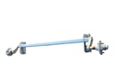 Torsion Axle, 2200 lb Capacity, 71” Hub Face, 57” Outside Bracket, 45* Down Angle, Dexter Brand (No Brake Flange) Alternative to 6090.39K (D227157)