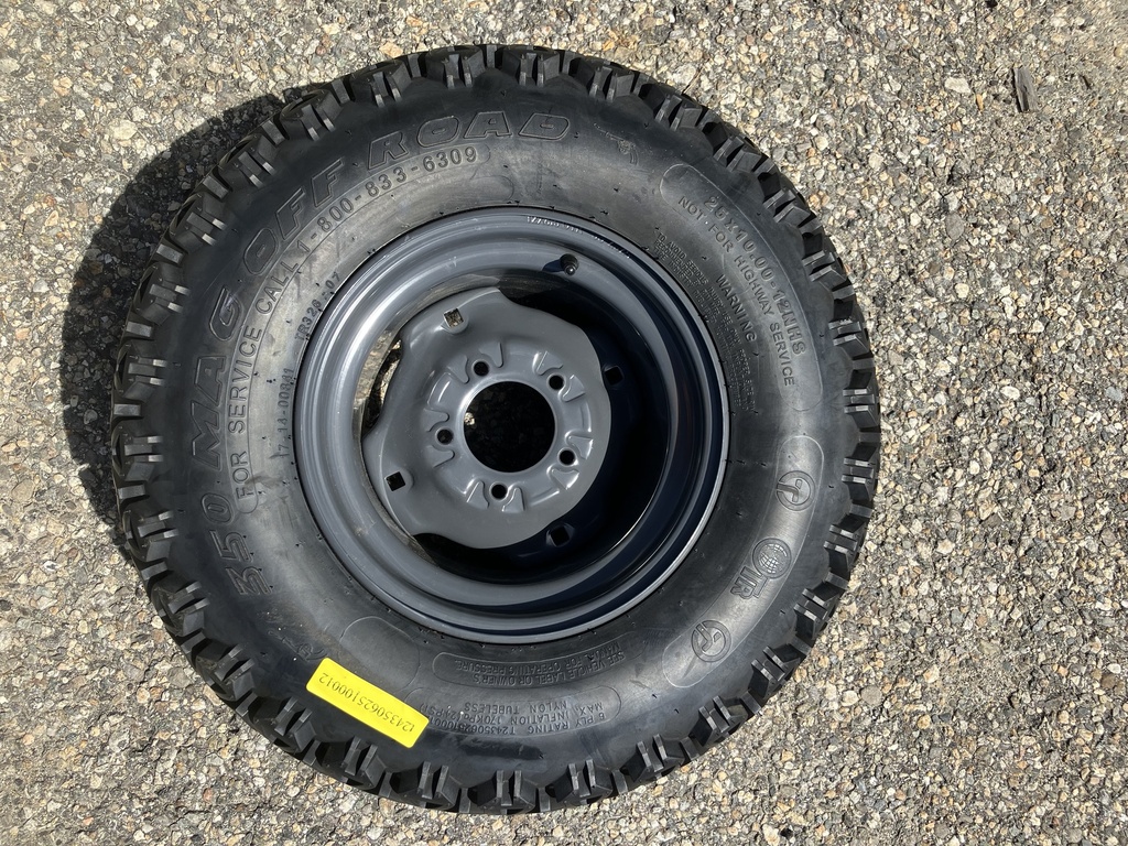 *Special* OTR 350 Mag 25x10.00-12, C/6-Ply Tire/Wheel Assembly