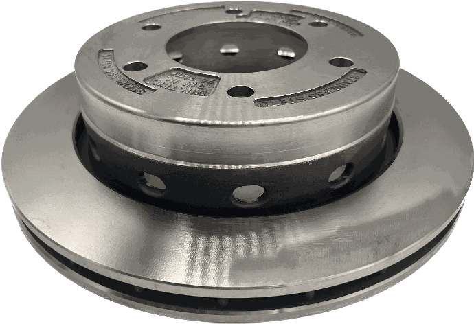 Deemaxx 10" Disc Brake Vented Cap-Style Rotor, 5 X 4.5" Bolt Pattern, For 3.5K Applications, Stainless Steel