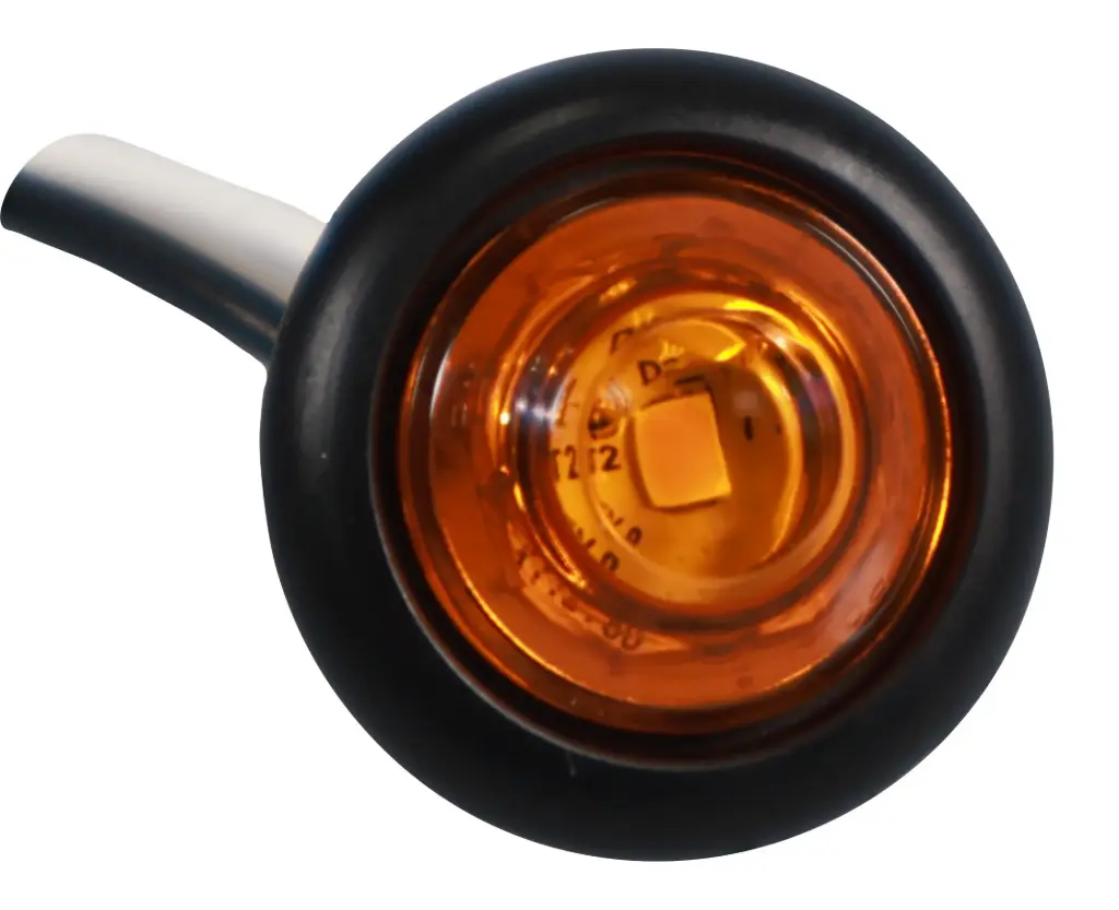 Marker Light, Amber Led, 3/4" Round. Peterson Brand