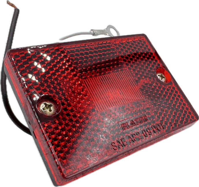 Marker Light, Red Led, 2-3/4" Wide X 2" Height, Optronics Brand