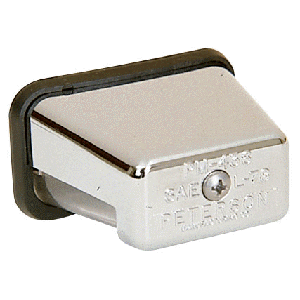 License Plate Light, Led With Chrome Hood, Optronics Brand