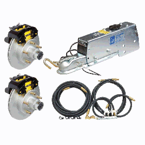 Vented 10" Disc Brake Kit With Actuator For Two Wheels 6600# Rating (Replaces  K71-G00-31)