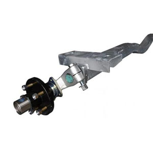 Torsion Axle, 3,500 lb Capacity, " Frame Center, 93" Hub Face, 79" Outside Bracket, * Starting Angle, Galvanized, Manufactured by Magic Tilt (copy)