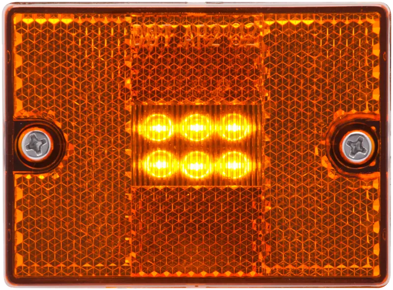 Marker Light, Amber Led, 2-3/4" Wide X 2" Height, Optronics Brand
