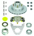 Deemaxx Disc Brake Kit, 10" Rotor / Hub Style, Fits 1-3/8" x 1-1/16" Spindles (3,500 lbs. - 3,750 Lbs. Axles) 5 X 4.5" Bolt Pattern, Maxx Coating Finish (1 Wheel End Kit) (Alternative to K71-G00-98 / 82113 / 1-HRCM10DAC)